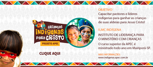 Crianças Indigenas para cristo