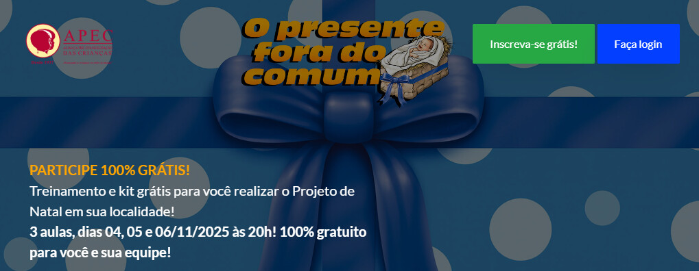 Projeto de Natal 2025 — O Presente Fora do Comum | APEC