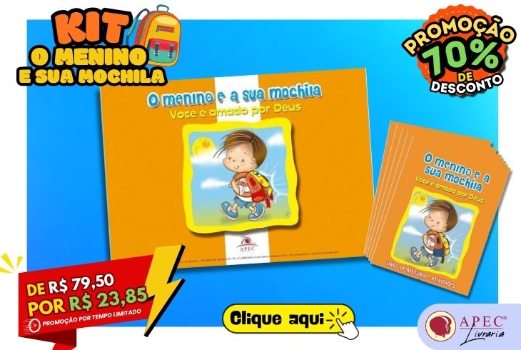 Kit O Menino e sua Mochila