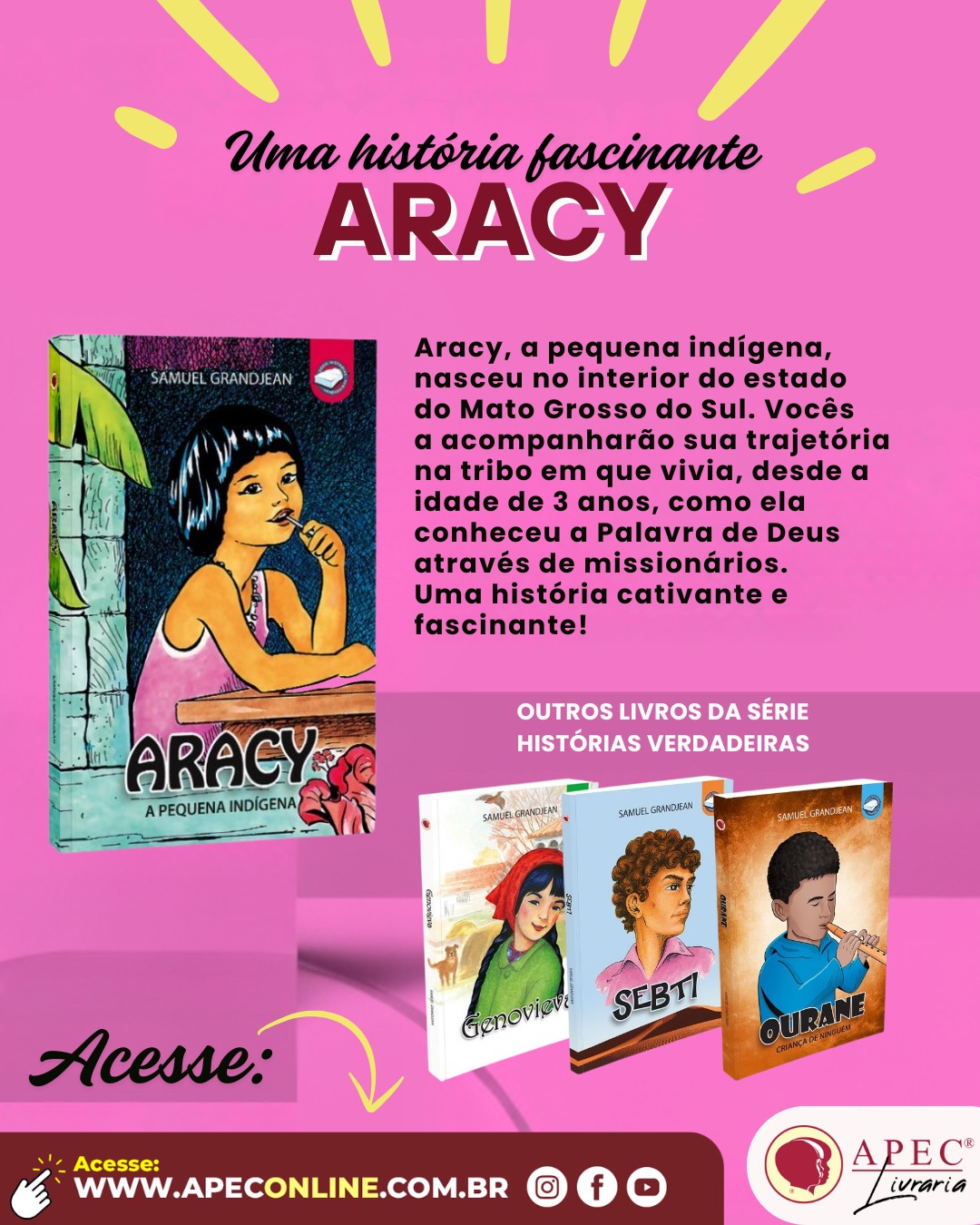 Livro Aracy — A índia brasileira