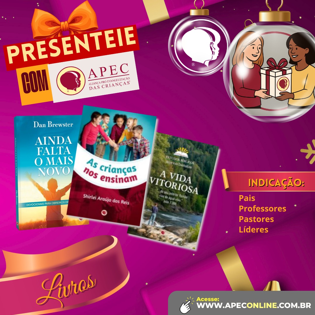 Livros APEC para líderes e ministério infantil