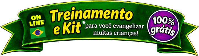 Treinamento e Kit para você evangelizar muitas crianças, 100% grátis